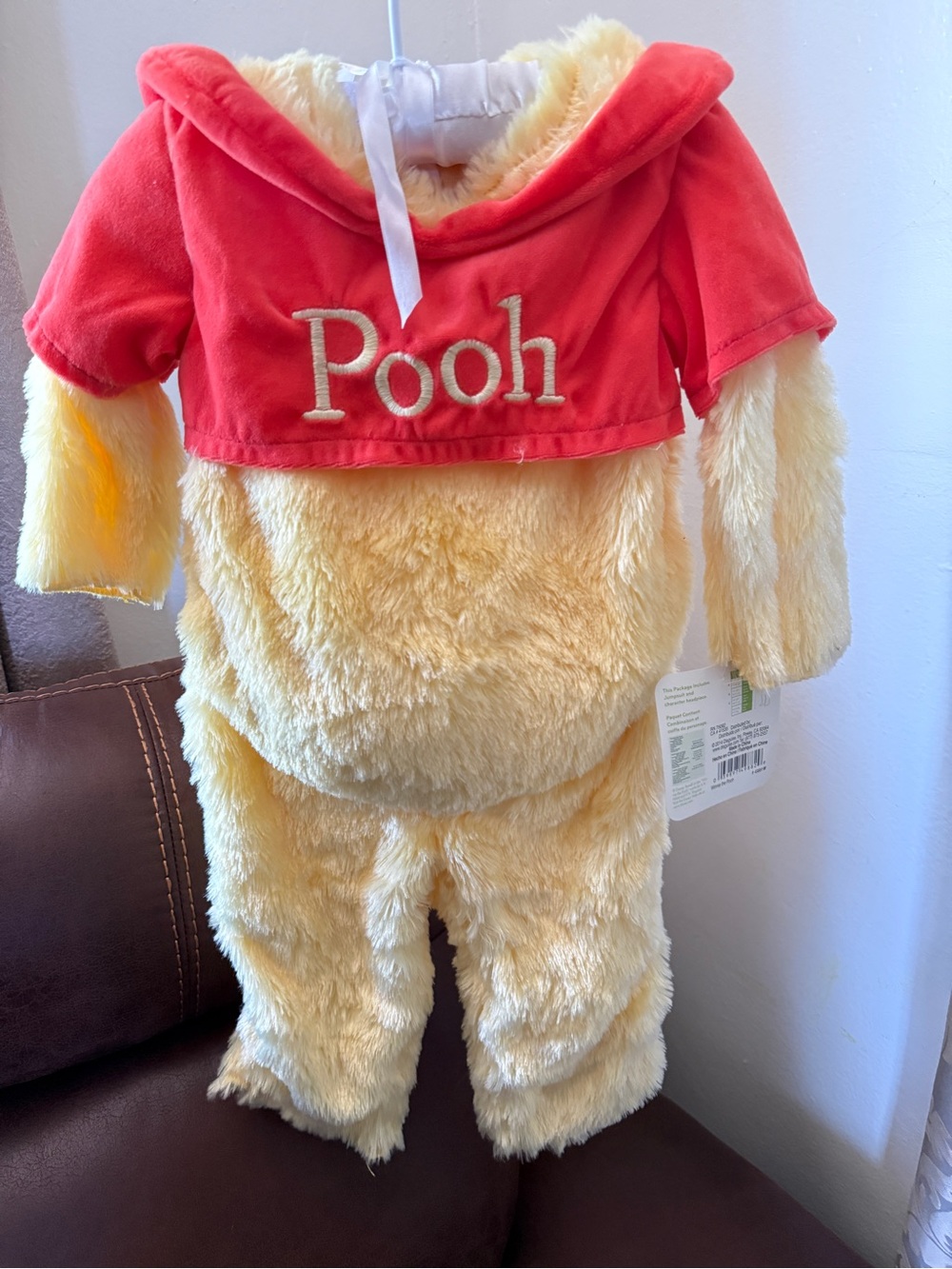 Disney Baby Winnie the Pooh Infant Costume - Yellow & Red/ F007